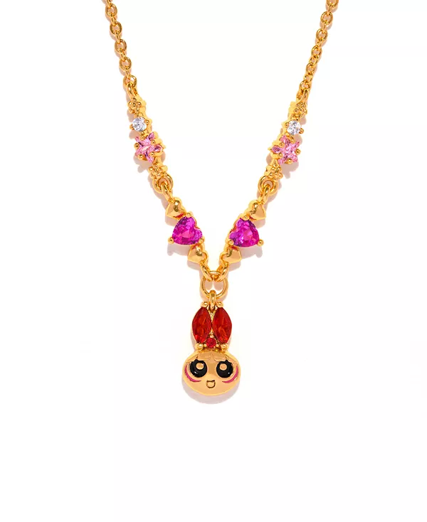 

Позолоченное ожерелье с цветами из мультфильма «Суперкрошки» Girls Crew, gold