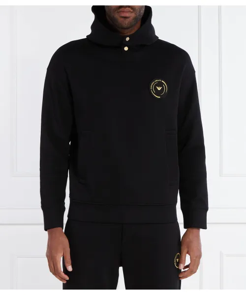 

Толстовка Regular fit Emporio Armani, черный