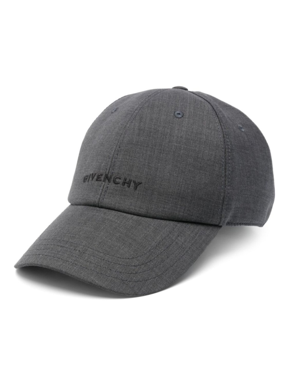 

Givenchy кепка из вирджинской шерсти с вышитым логотипом, серый