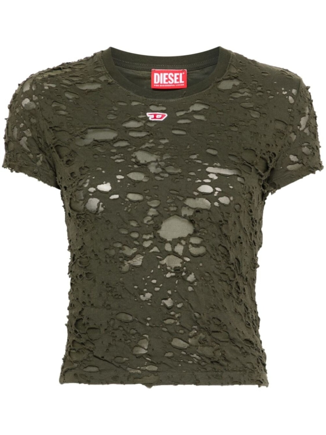 

Diesel футболка T-Uncutie-Long-P2, зеленый