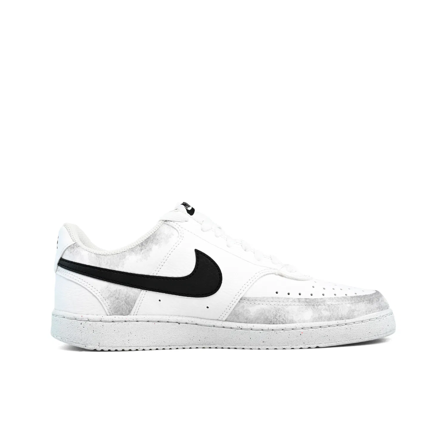 Кроссовки скейтбординговые Nike Court Vision 1 Low бело-черные — фото 3