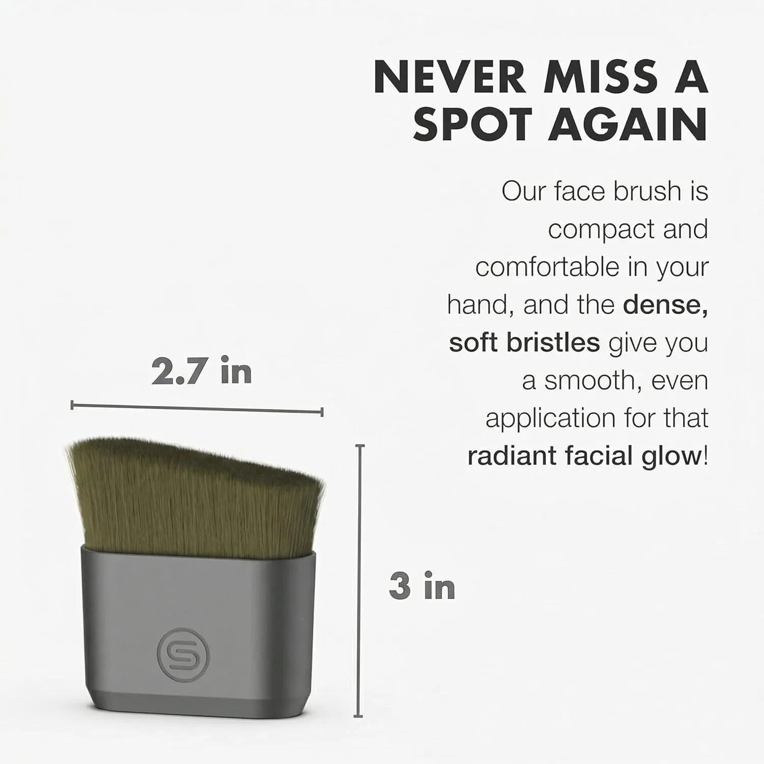 Кисть для автозагара SONN Kabuki Body & Face Brush, коричневая Sonn Products — фото 3