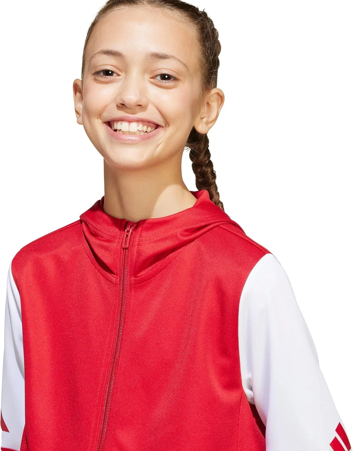 Детская худи adidas Squadra25, Team Power Red 2/White — фото 3
