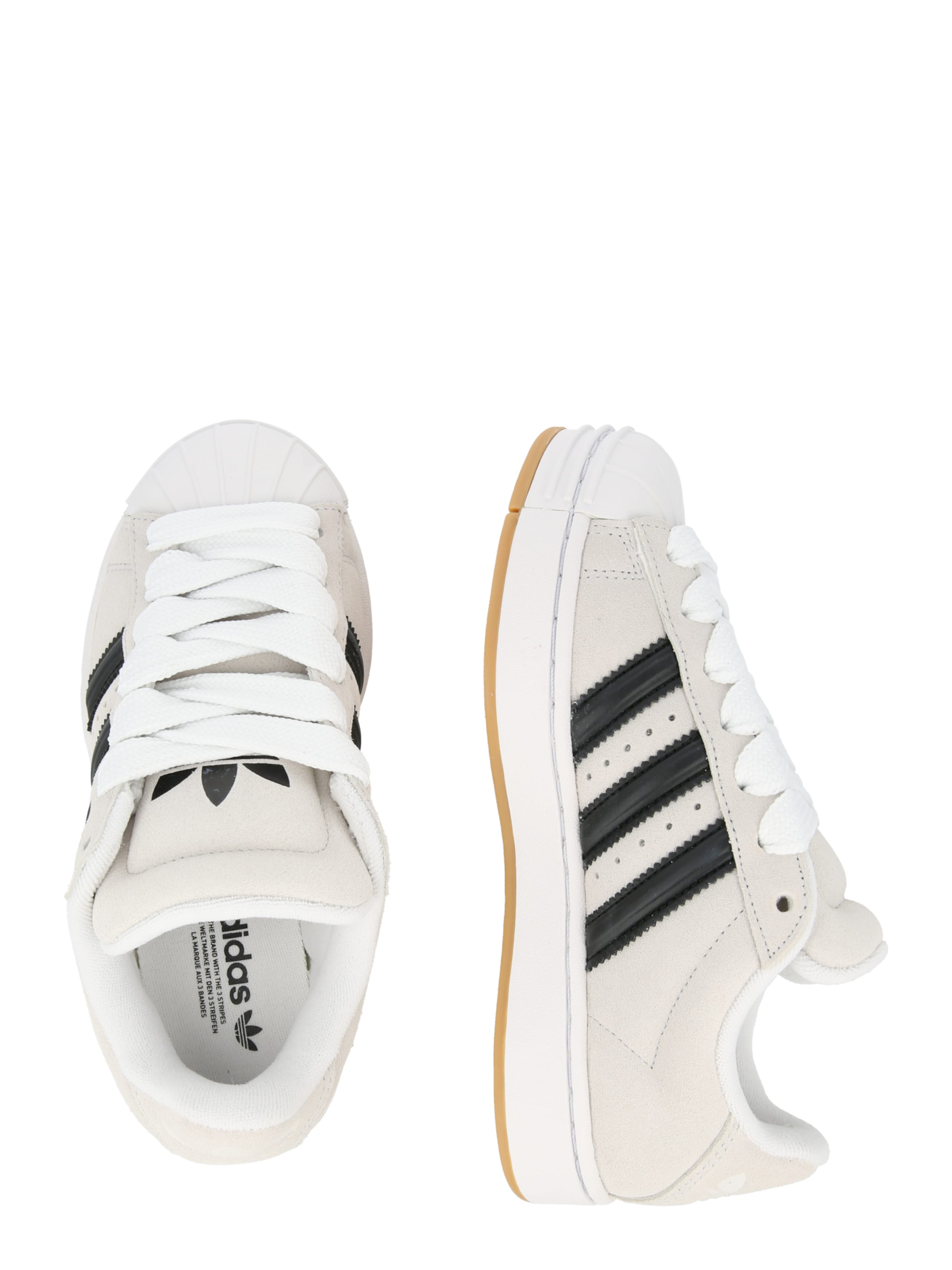 Adidas Originals Кроссовки 'SUPERSTAR' в шерстяном белом цвете — фото 2