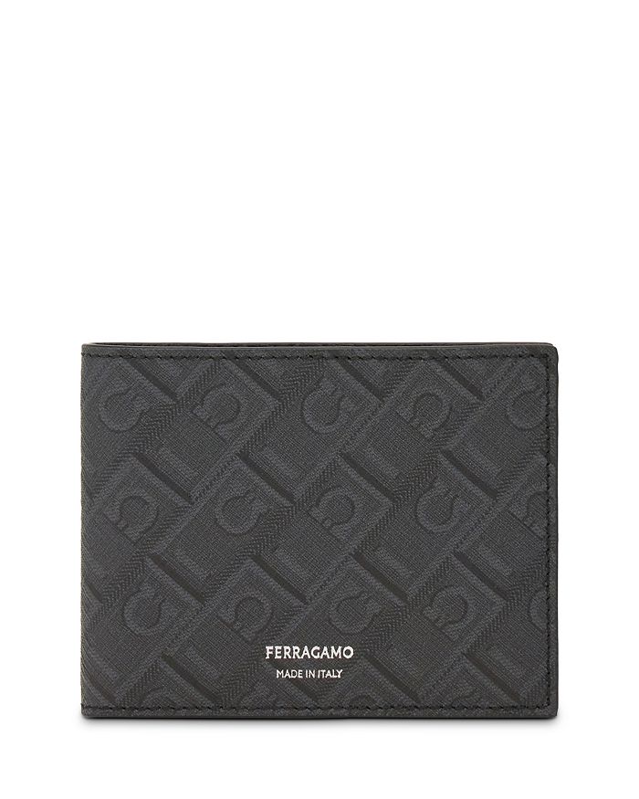 

Кошелек с монограммой Ferragamo, черный