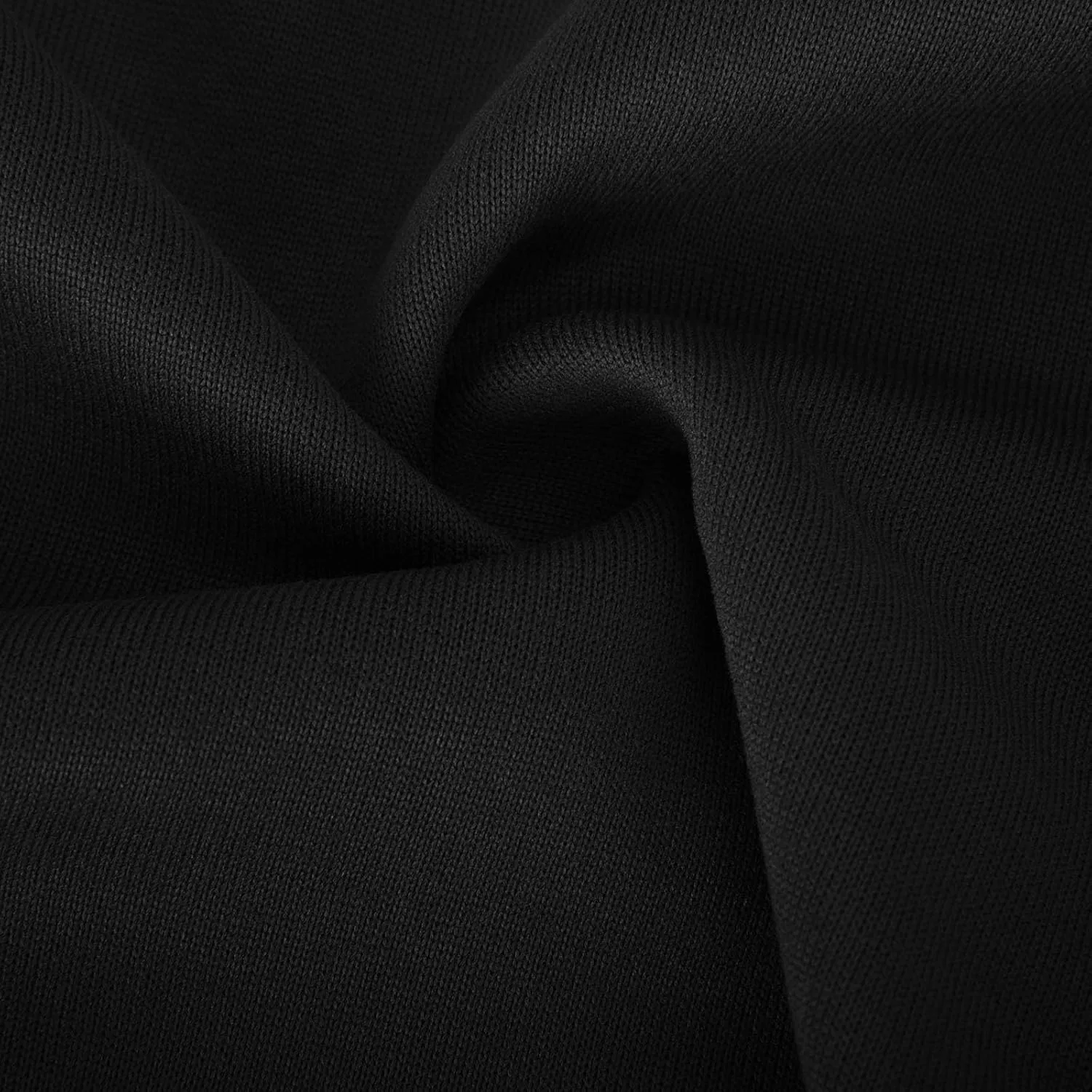 Женский спортивный костюм из толстовки на молнии и широких брюк, A#01 Black — фото 4