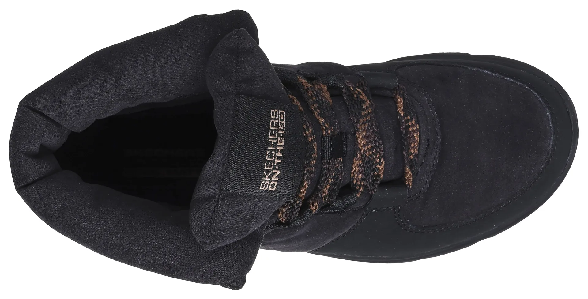 Зимние ботинки Skechers из искусственной кожи, черный — фото 4