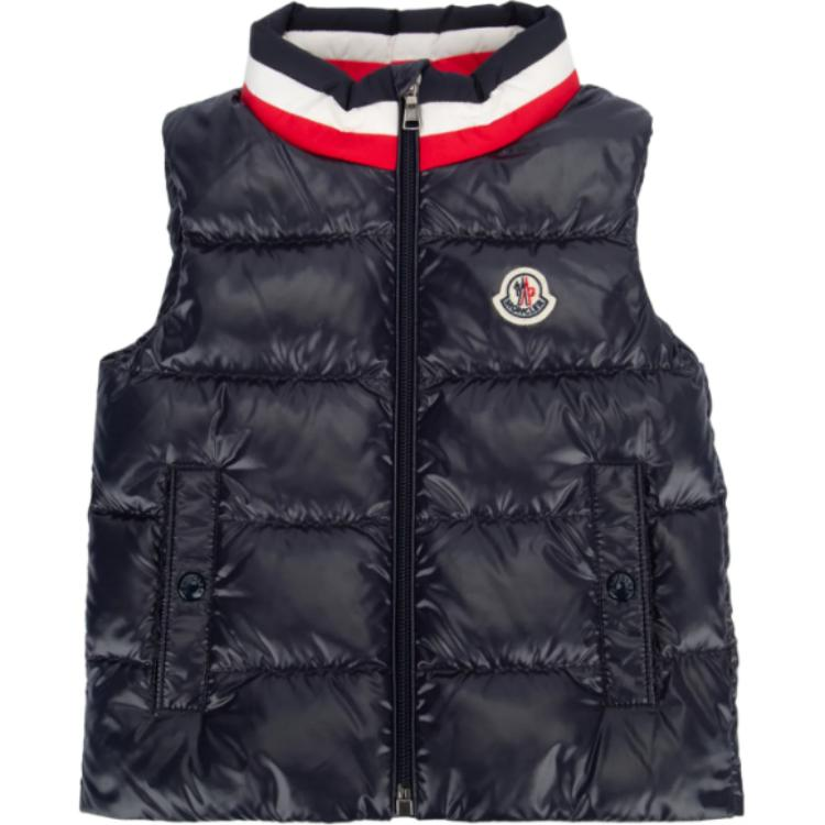 

Moncler Жилет морской синий для младенцев и малышей