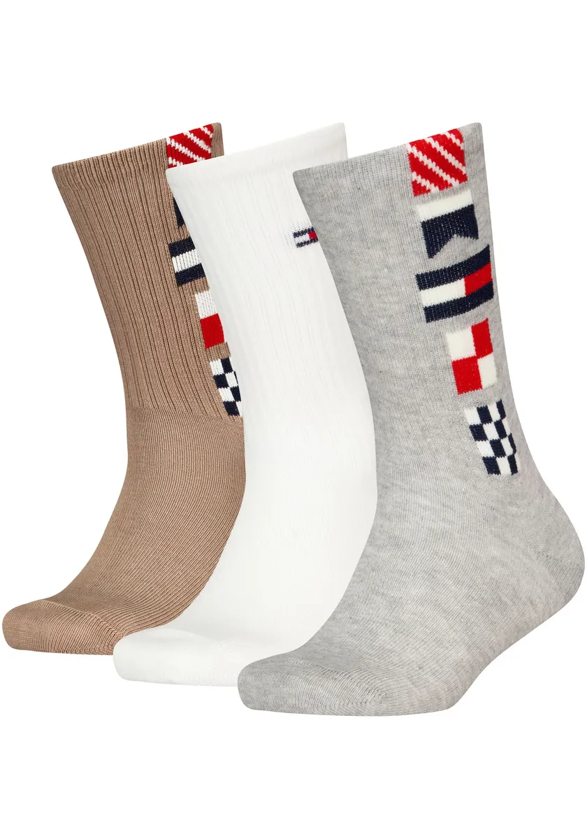 

Носки Tommy Hilfiger (3 шт.) с привлекательным рисунком, хаки