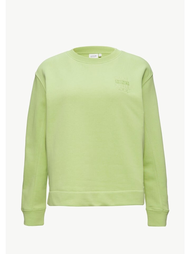 

Толстовка comma CI Sweatshirt langarm, зеленый
