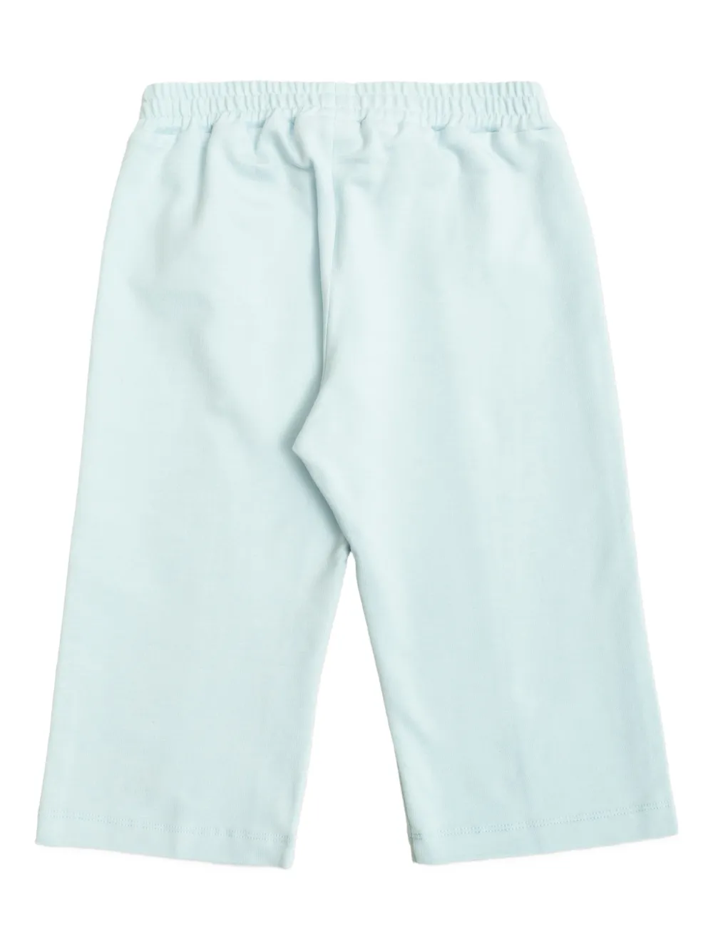 Спортивные брюки с завязками и логотипом Fendi Kids, синий — фото 2