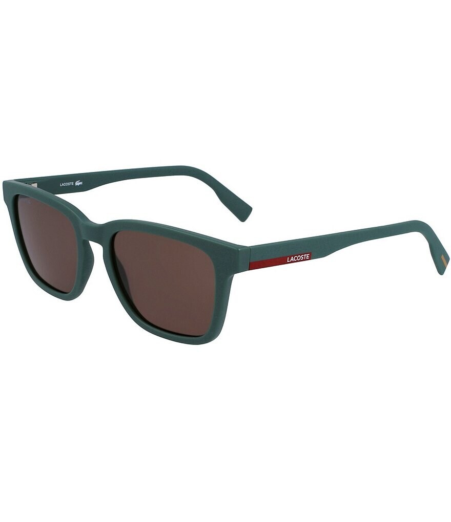 

Мужские прямоугольные солнцезащитные очки Lacoste L987S 53 мм, зеленый