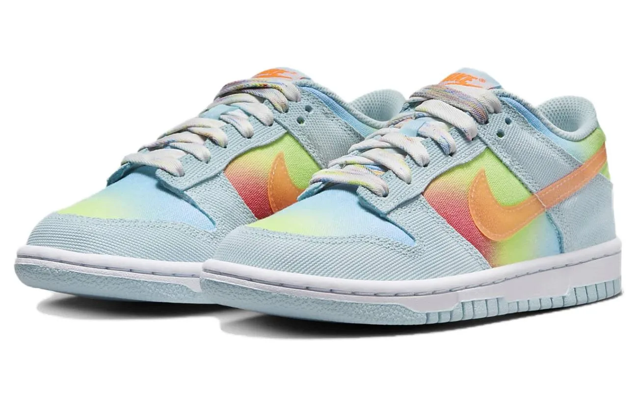 Кроссовки Dunk Low Heat Map GS Nike, синий оранжевый зеленый — фото 4