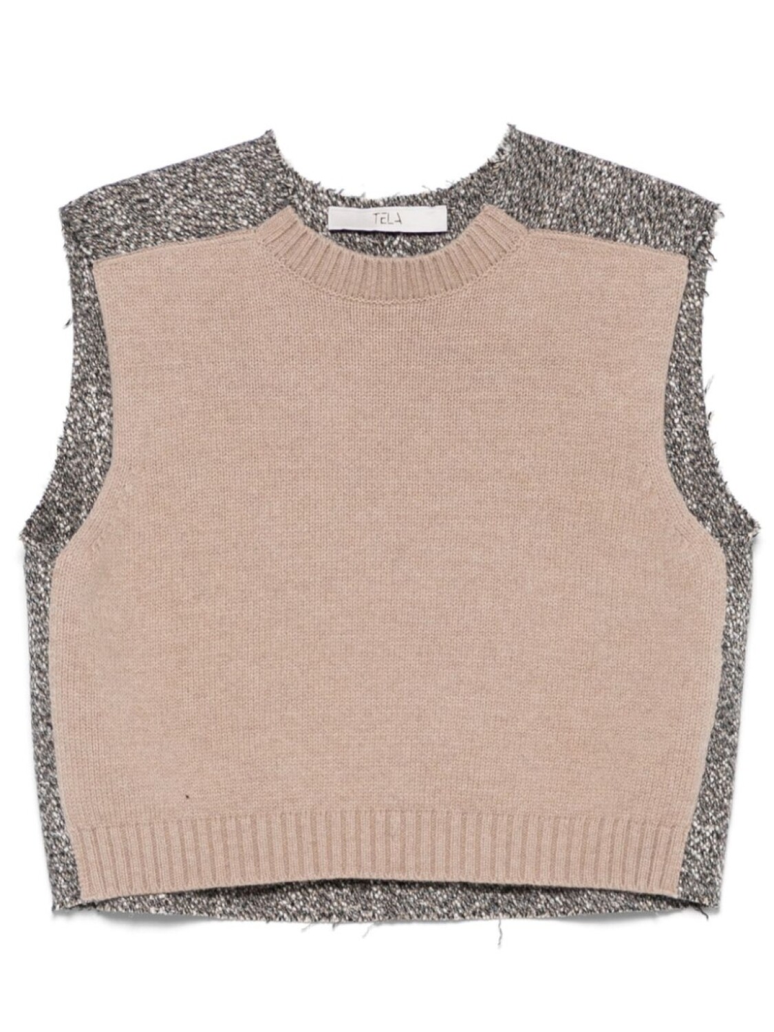

Трикотажный топ Tela, нейтральный цвет