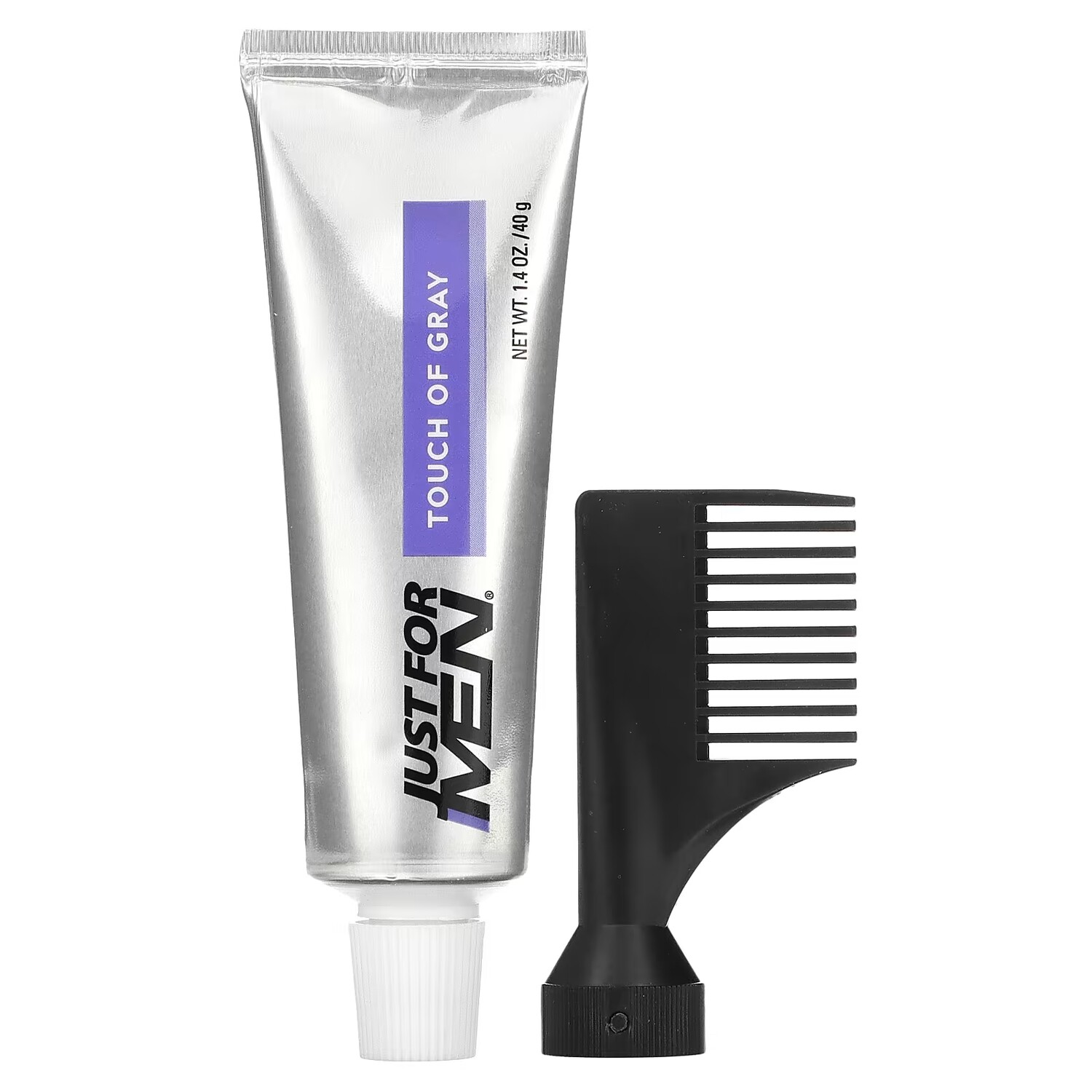 Расчесываемая краска для волос Just for Men Touch of Grey Светло-коричневый T-25 1,4 унции (40 г) — фото 3