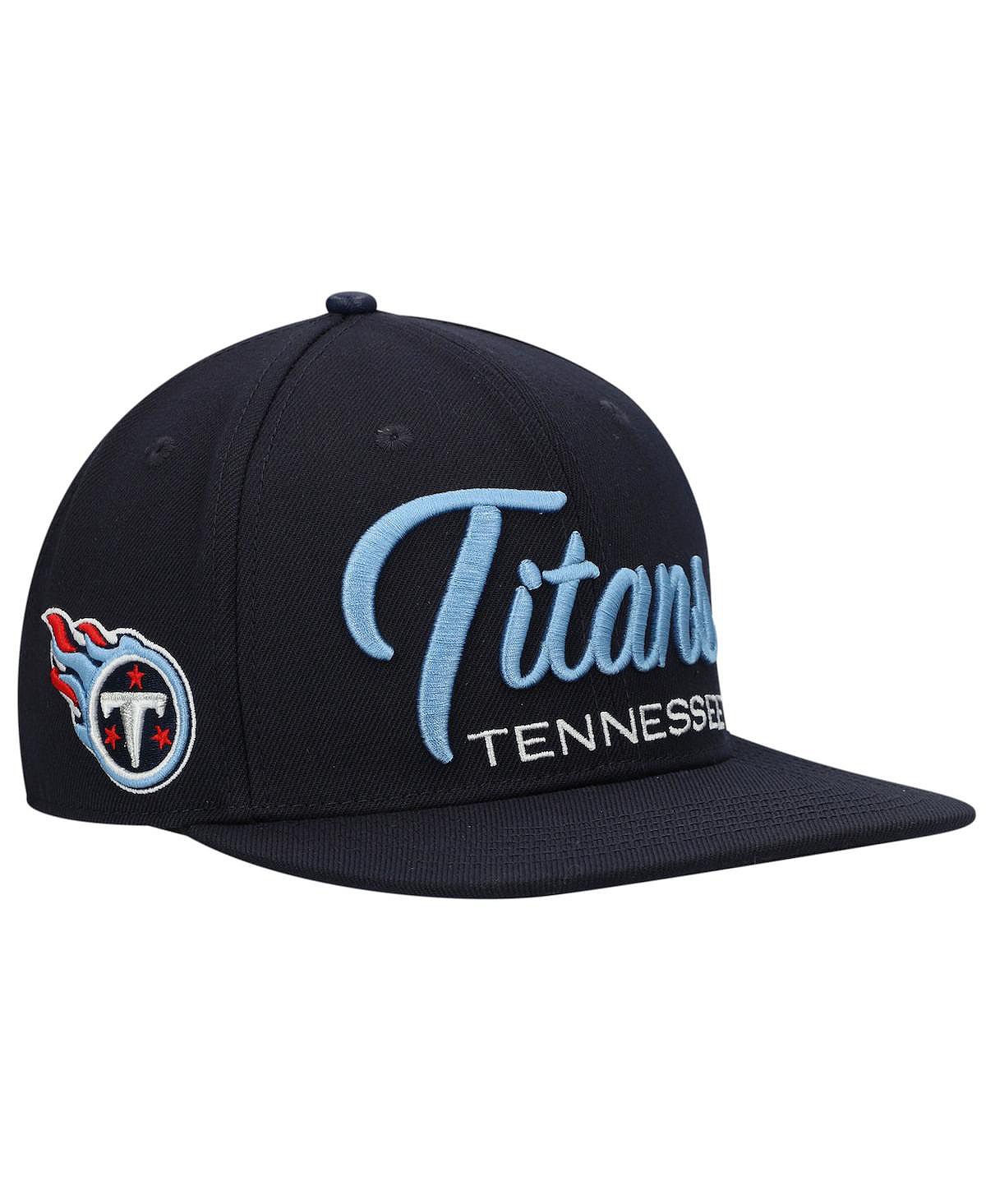 

Мужская темно-синяя шляпа Snapback с надписью Tennessee Titans Pro Standard