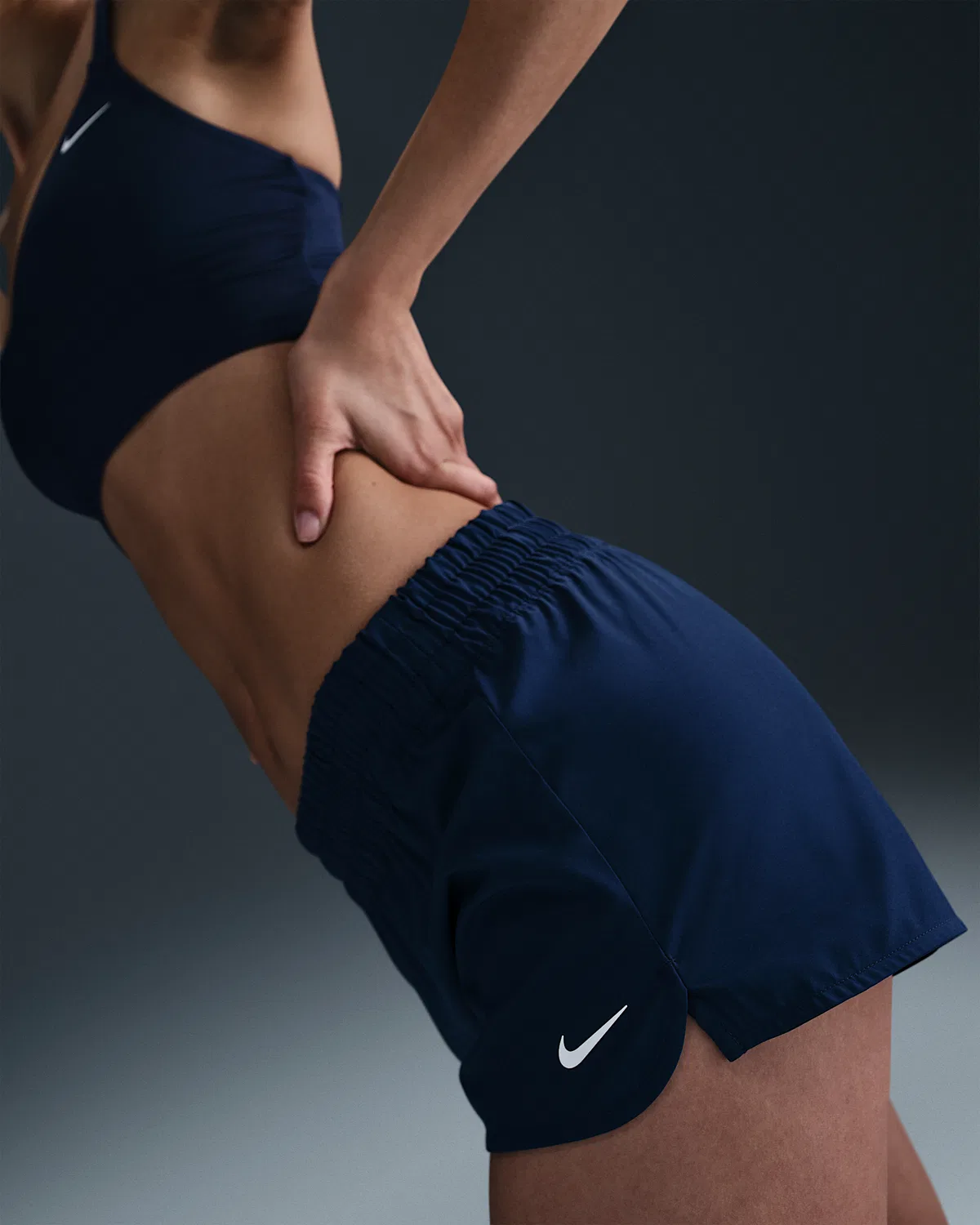 Женский топ для волейбола Nike Swim Breaker, Midnight Navy — фото 2