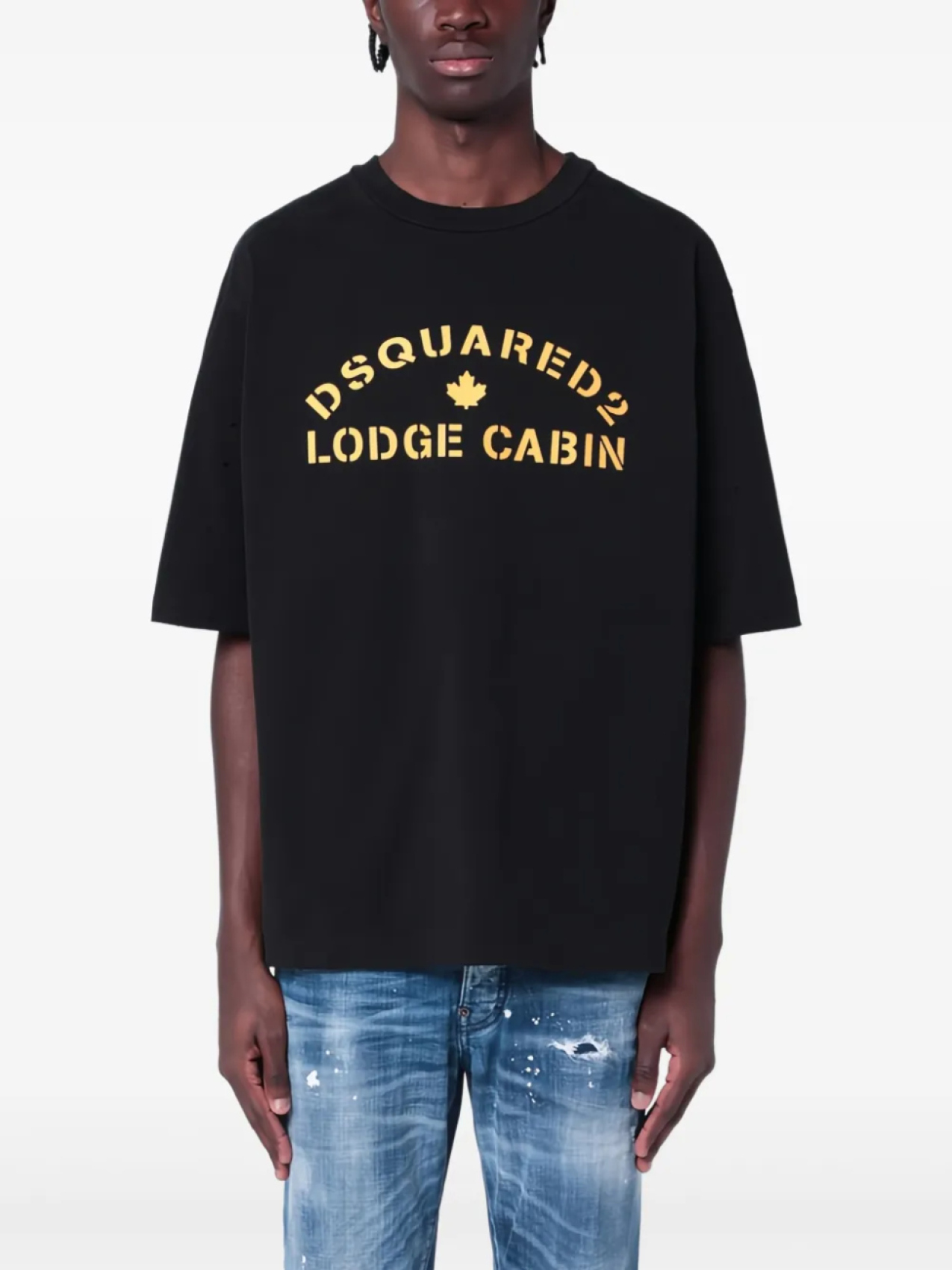

DSQUARED2 футболка с логотипом, черный