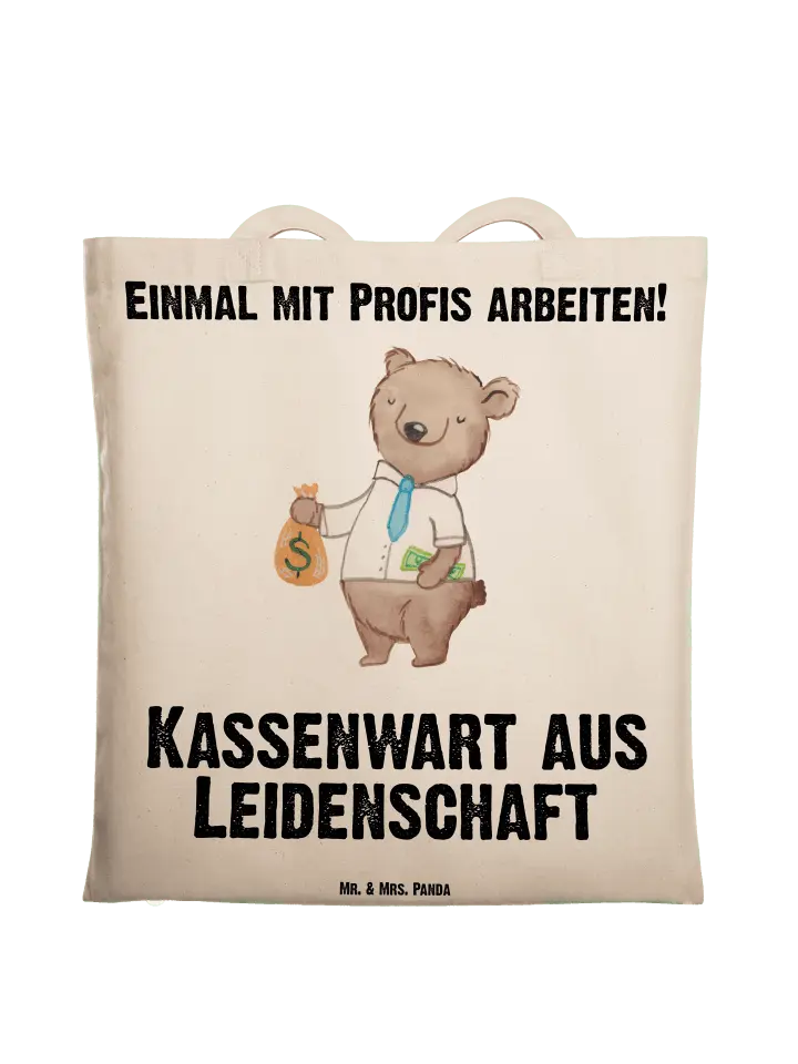 

Сумка для переноски Mr & Mrs Panda Kassenwart Leidenschaft, кремовый