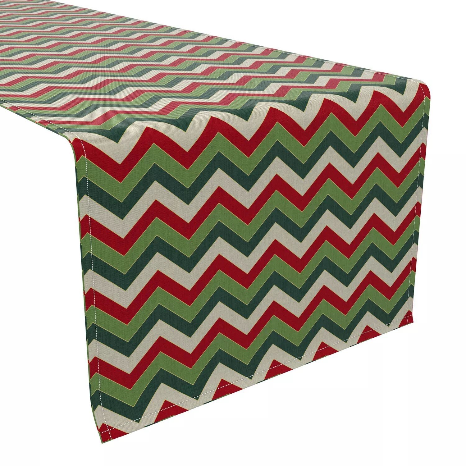 

Настольная дорожка, 100 % хлопок, 16x72 дюйма, Holiday Chevron.