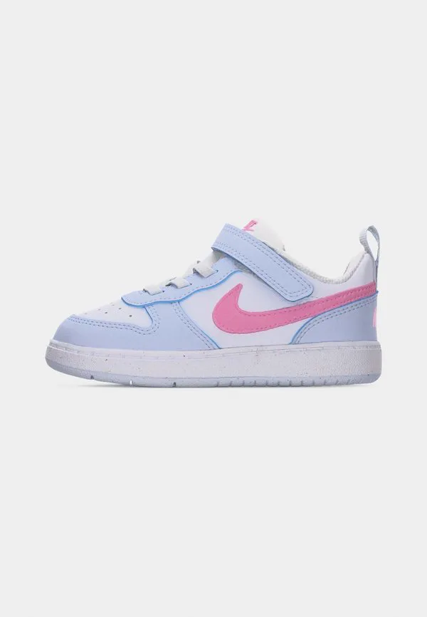 Кроссовки унисекс court borough Nike Sportswear, White/Pink Rise/Football Grey — фото 2