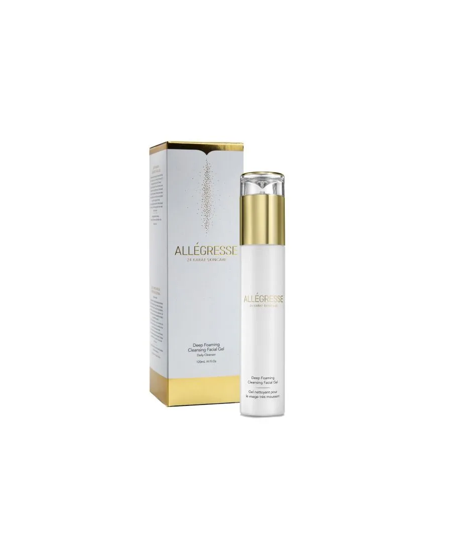 Гель для умывания Allegresse 24 Karat Skin Care — Очищающий пенящийся гель для лица 24K Skincare, 118 мл — фото 2