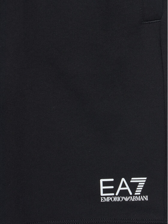 Спортивные шорты regular fit 7B000026 AF10380 UC001 Ea7 Emporio Armani, чёрный — фото 3