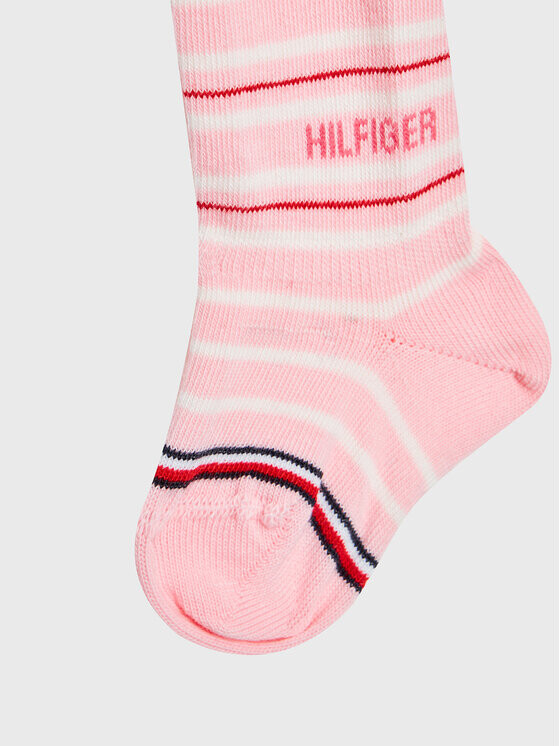 Детские чулки Tommy Hilfiger, розовый — фото 3