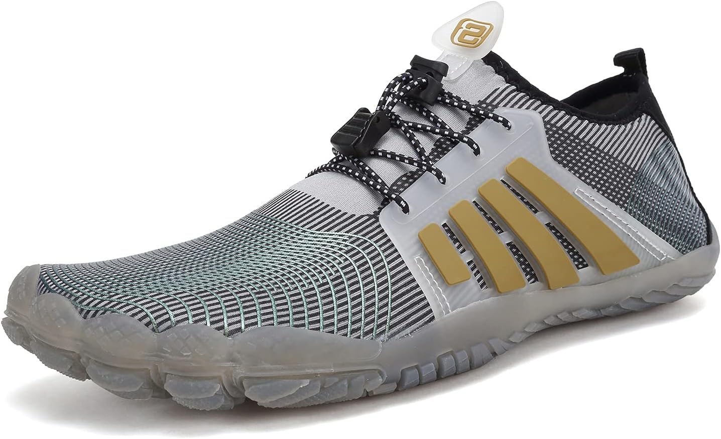 

Мужские водные тапочки, босоножки с быстрой сушкой, акваноски для активного отдыха, спорта, каякинга, лодочных прогулок, походов, серфинга и прогулок Watelves, светло-серый