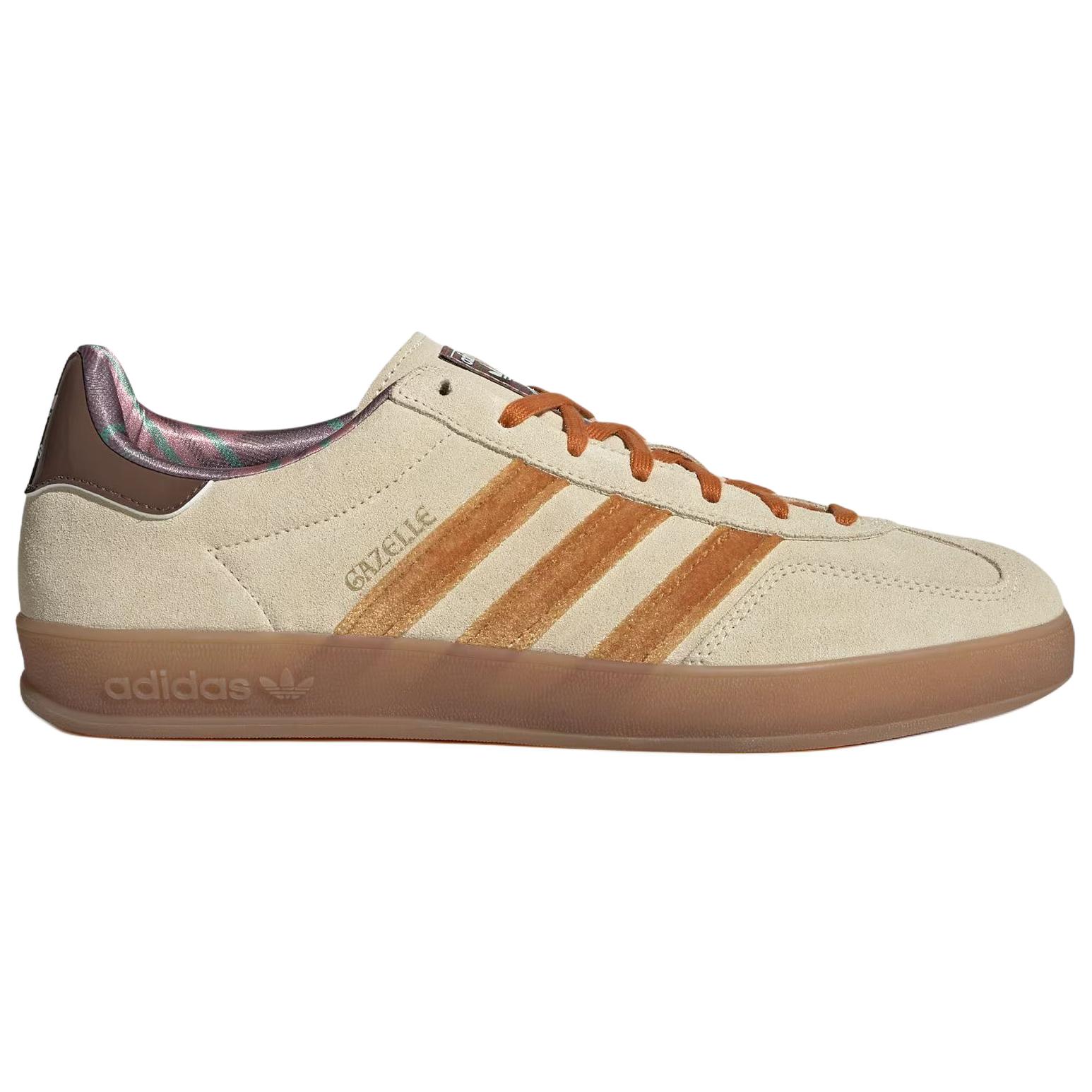 Adidas Originals Газелл Индор Герман Арми Трэйнерс Унисекс Бежевый, цвет Beige — фото 3