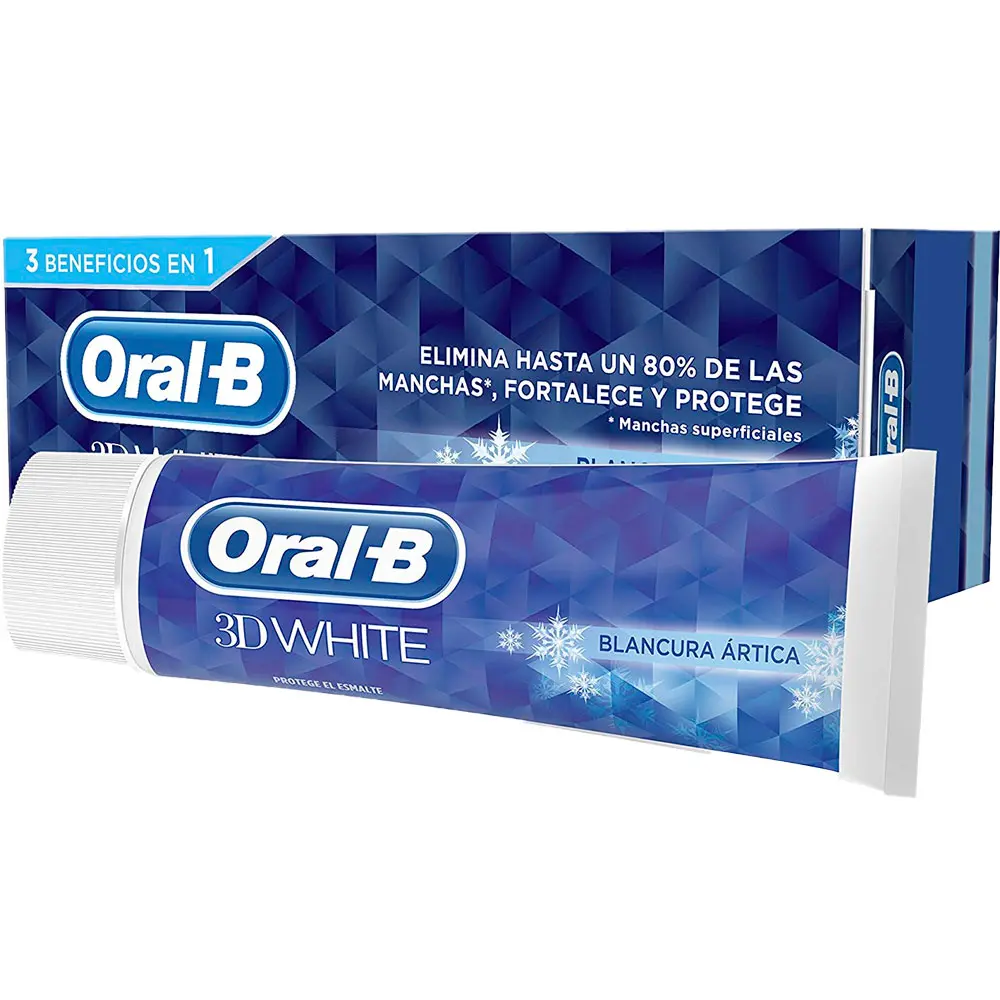 Зубная паста 3d white blancura artica pasta dentífrica Oral-B, 75 мл. — фото 2