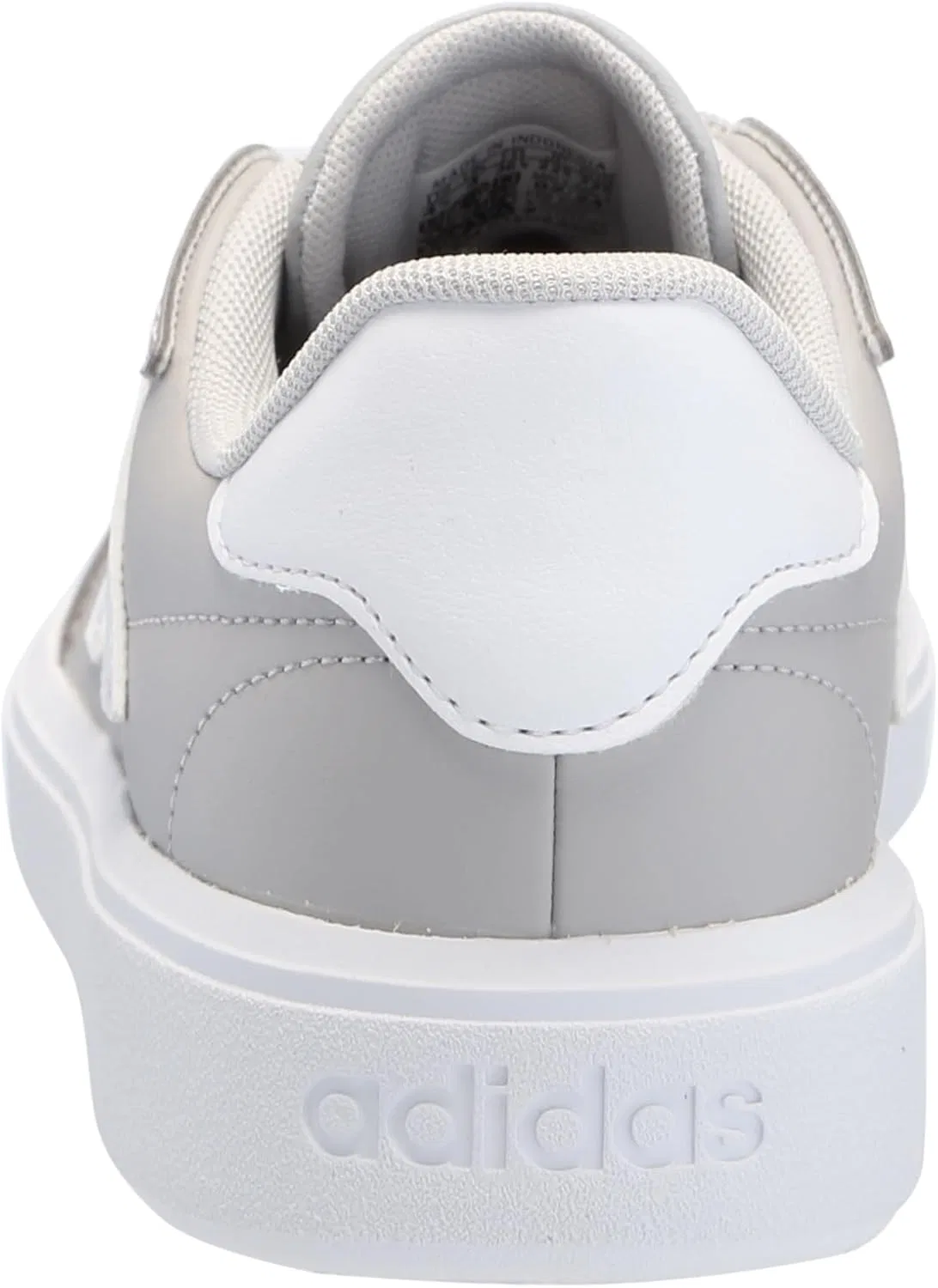 Кроссовки теннисные Adidas, цвет Grey/White/White — фото 3