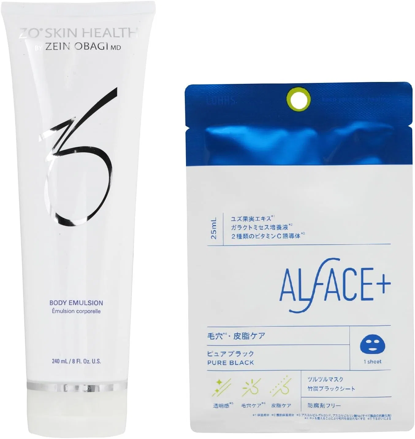 Крем для тела с ретинолом и набор масок Orpheus Face Mask Pure Black 240 мл 2 шт