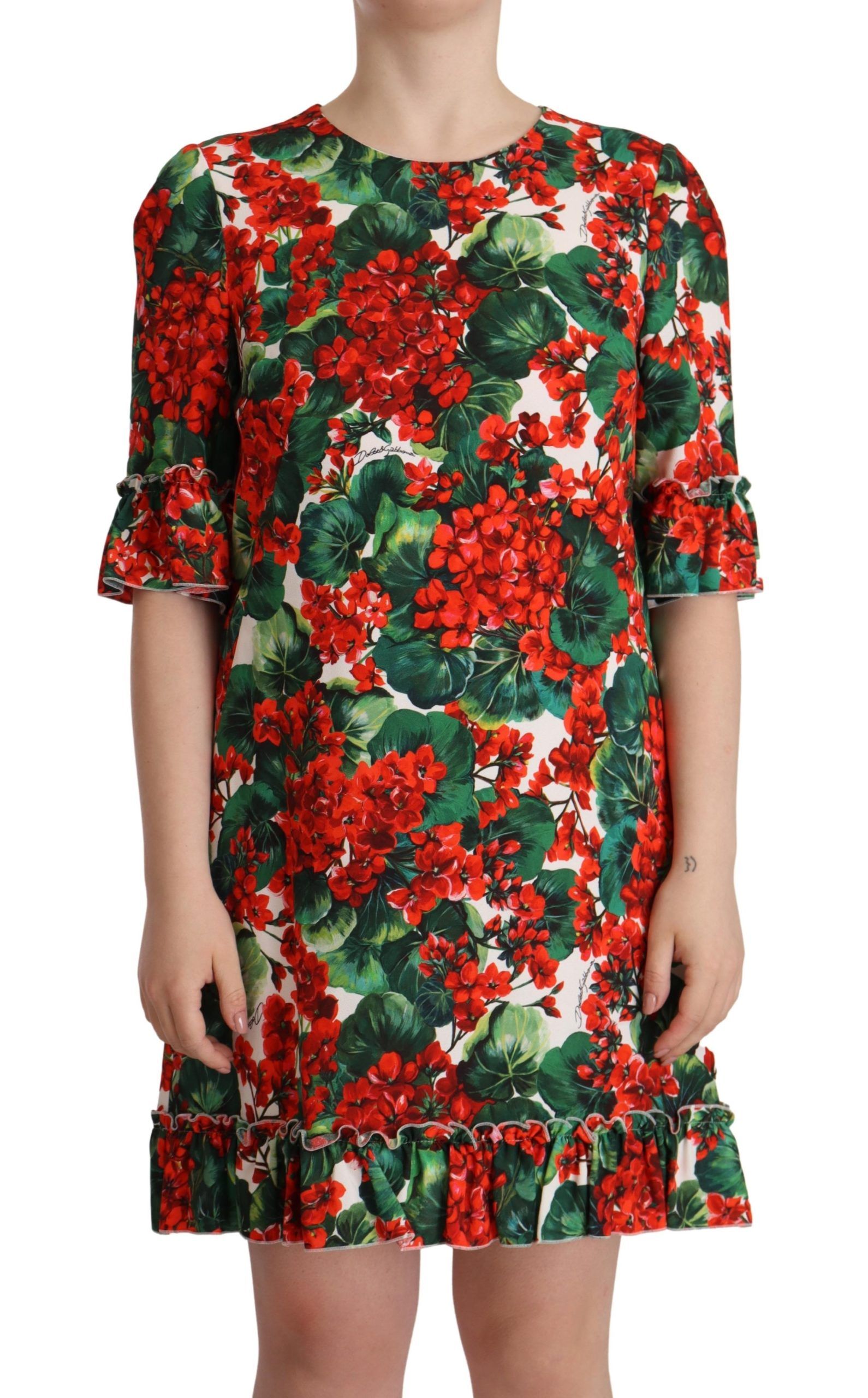 

Платье Mini Enchantment с цветочным принтом Dolce & Gabbana, мультиколор