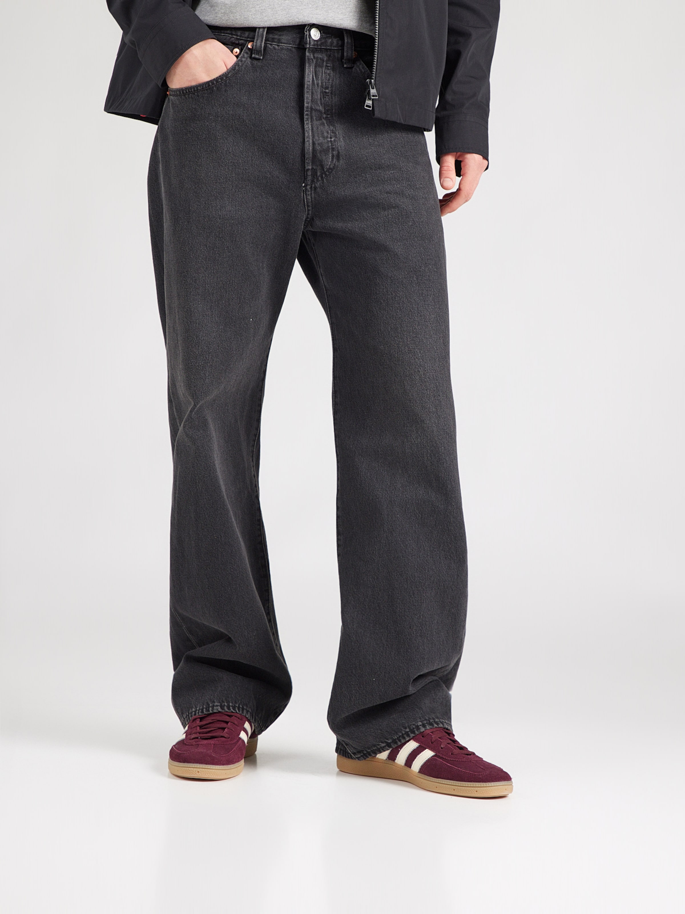 LEVI'S  Джинсы свободного кроя '501 LOOSE' в черном дениме — фото 2