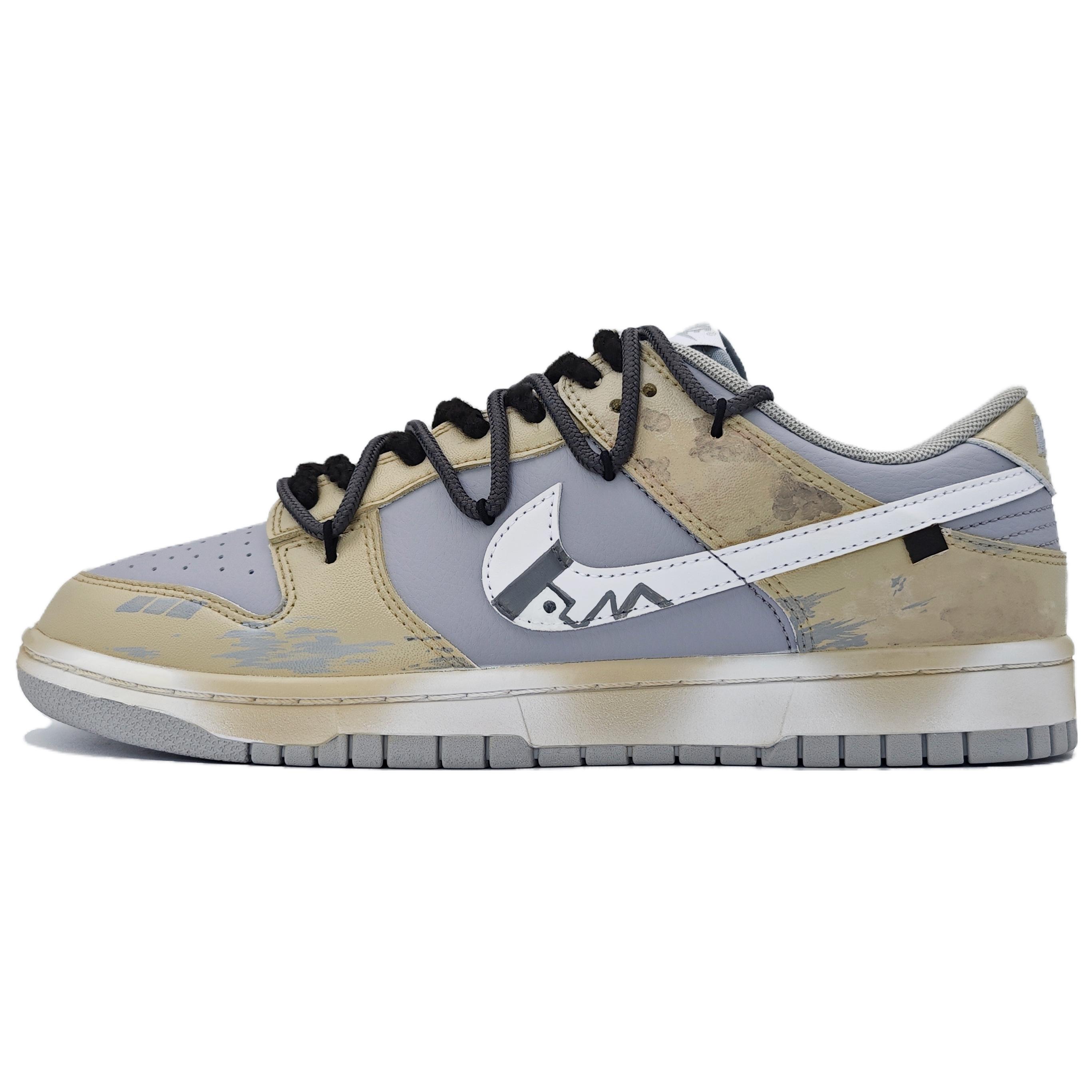 

Кроссовки Nike Dunk Skateboard Shoes Men Low-Top Gray, Серый, Кроссовки Nike Dunk Skateboard Shoes Men Low-Top Gray