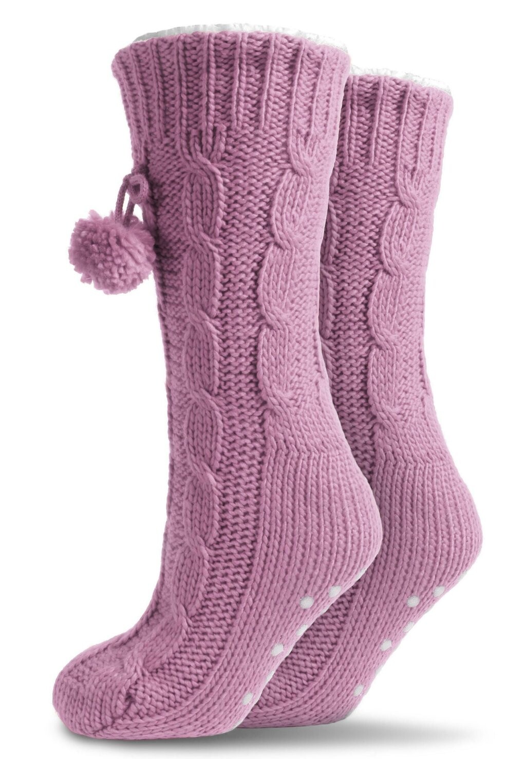 

Носки COZY BOBBLE HOMIES Normani, цвет Mottled Pink