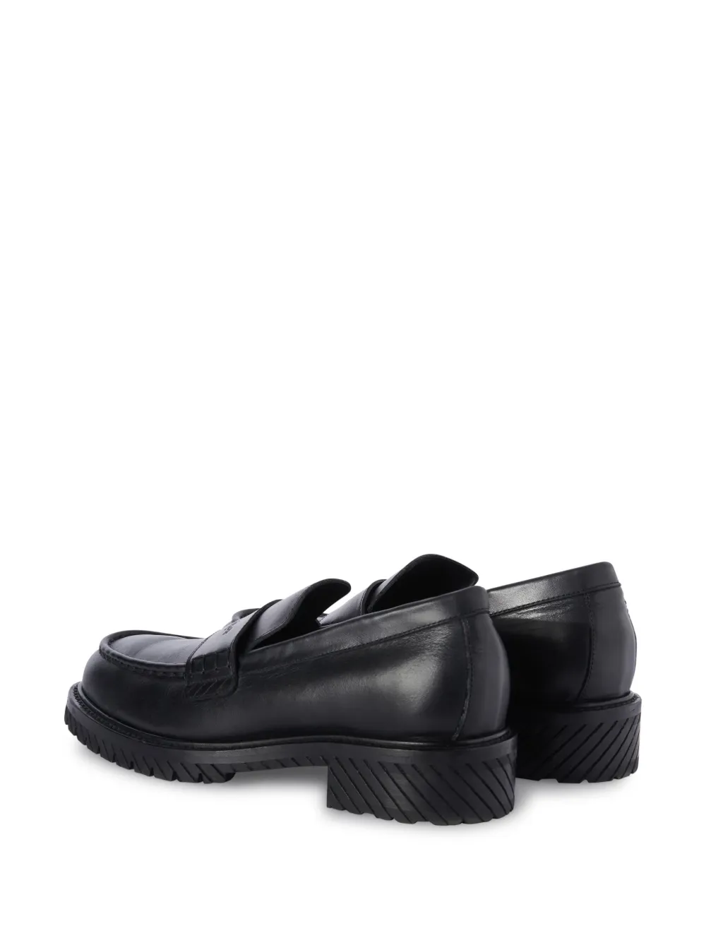 Лоферы Military с тисненым логотипом OFF-WHITE, черный — фото 3