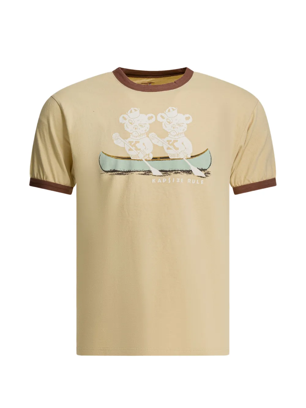 

Футболка с графическим принтом Kapital, бежевый