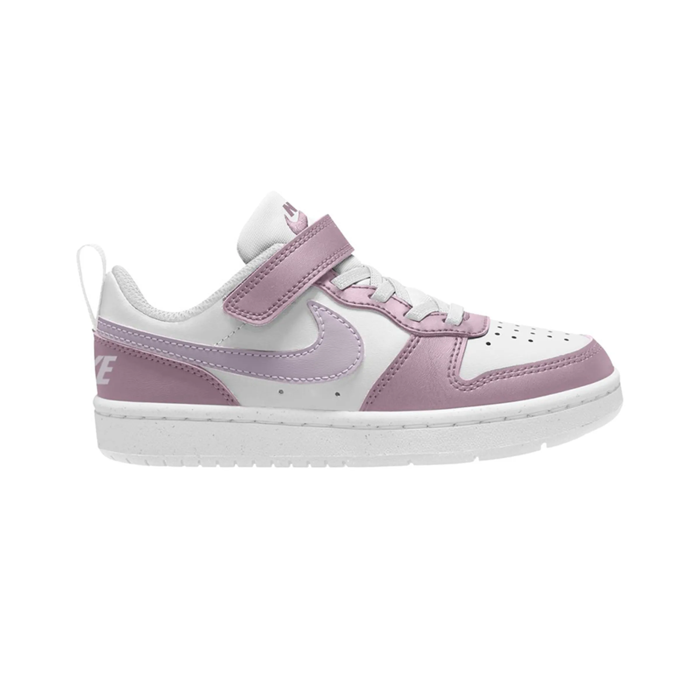 

Детские повседневные кеды для мальчиков COURT BOROUGH LOW RECRAFT (PS) Nike, белый