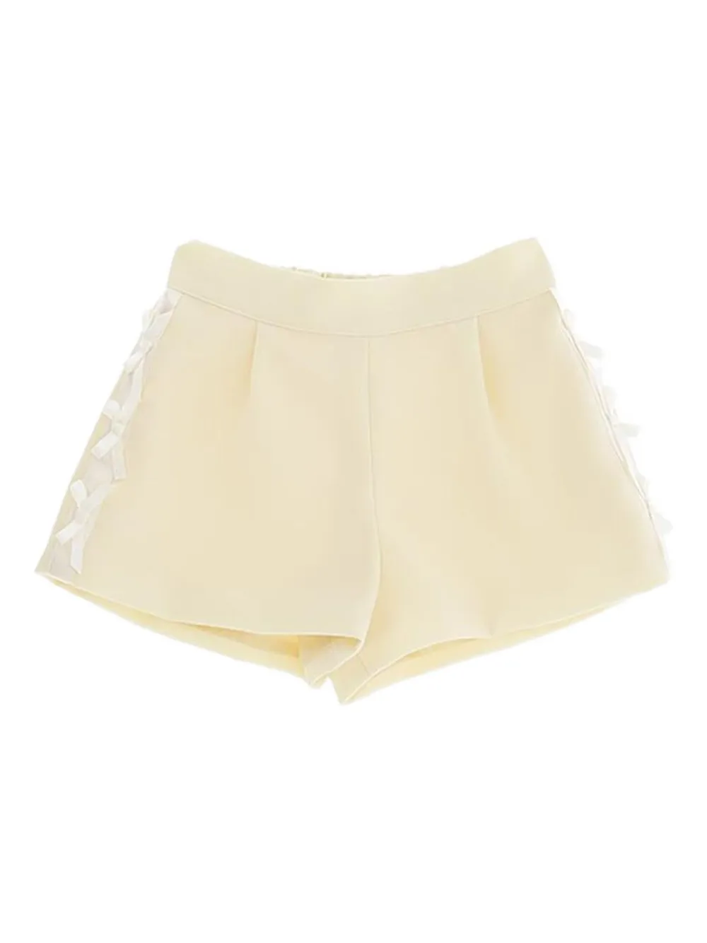 

Повседневные шорты с плиссированной лентой Elisabetta Franchi Kids, желтый