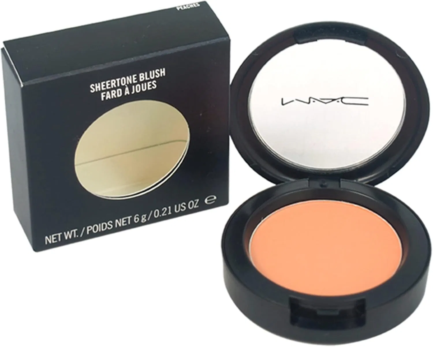Румяна пудровые MAC Peaches 6 г розовые