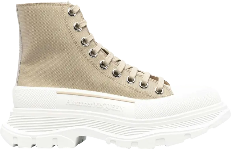 

Кроссовки Alexander McQueen Wmns Tread Slick Boot 'Beige Canvas', кремовый, Бежевый, Кроссовки Alexander McQueen Wmns Tread Slick Boot 'Beige Canvas', кремовый