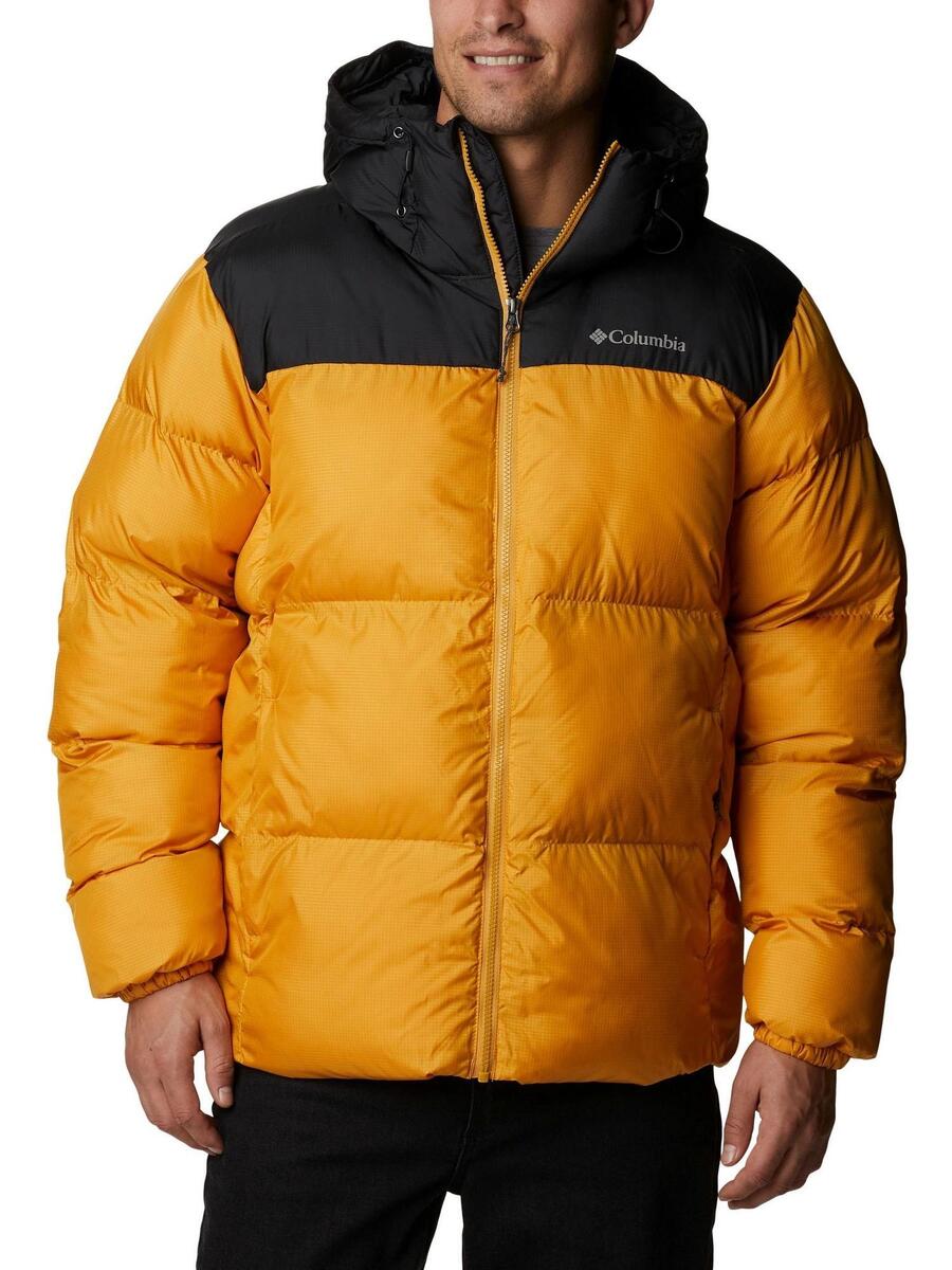 

COLUMBIA Мужская куртка с капюшоном Puffect - жёлтая