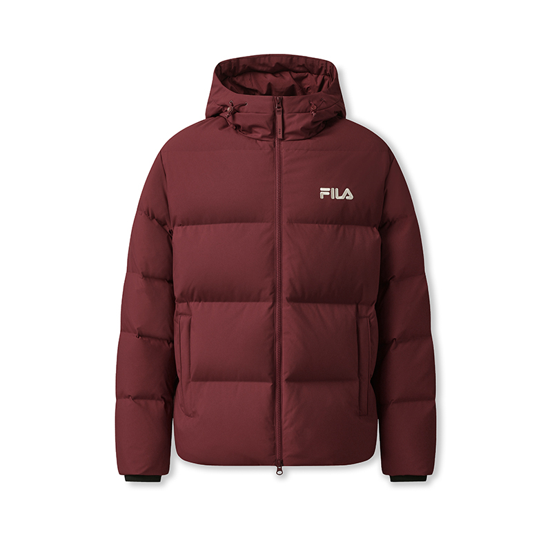 

FILA Оригинальная пуховая куртка унисекс, Dark Umber Burgundy