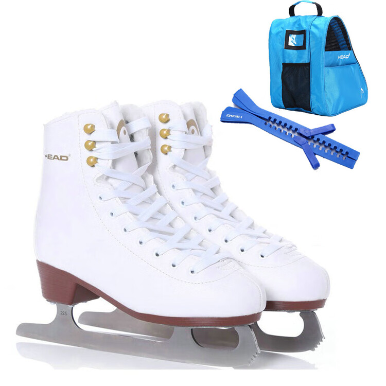 

HEAD Теплые плюшевые коньки F200 для мальчиков и девочек, F200+синяя сумка+синий чехол для лезвий, размер 43