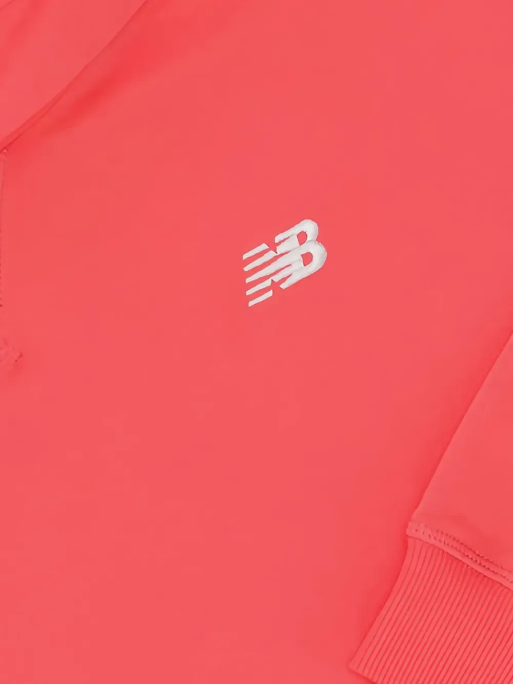 Худи с вышитым логотипом New Balance Kids, оранжевый — фото 2