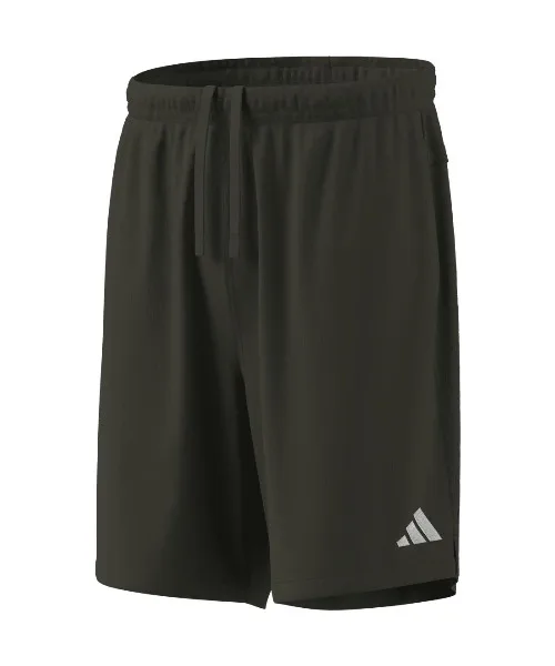 Мужские шорты Adidas ESS из ткани хаки — фото 2