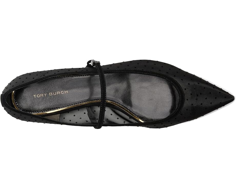Туфли на плоской подошве Tory Burch Double T-Buckle Mary Jane, цвет Nero — фото 2