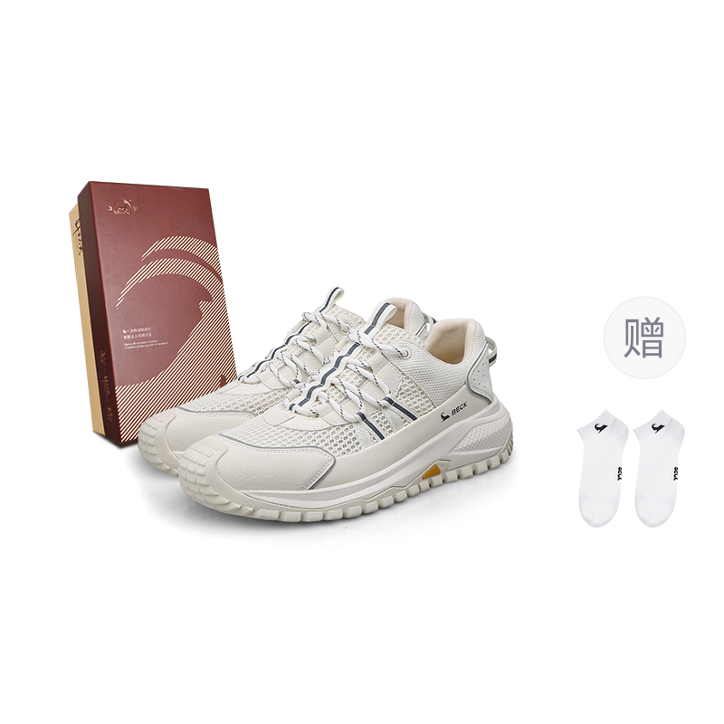 

BECK Скользостойкие износостойкие дышащие низкие кеды унисекс белый[Бесплатные фирменные носки], цвет White[Free Brand Socks]